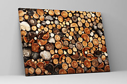 Obraz Drevo guľatina imitácia 1530